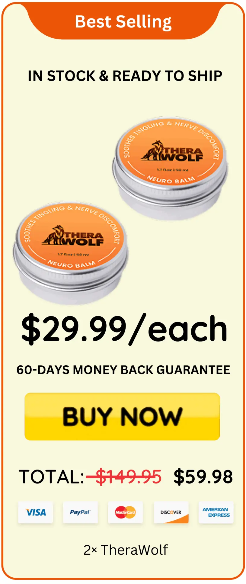 Therawolf offer price